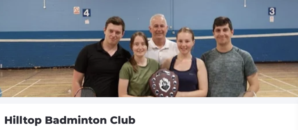hilltop badminton club